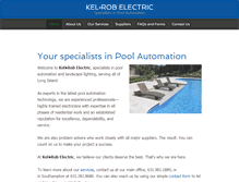 Tablet Screenshot of kelrobelectric.com